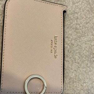Kate spade BN credit card wristlet w/ key chain